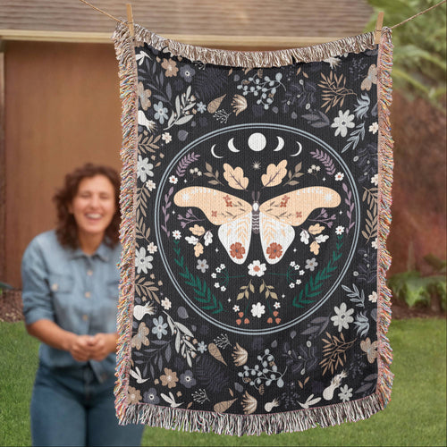 Bohemian Butterfly — Heirloom Woven Blanket