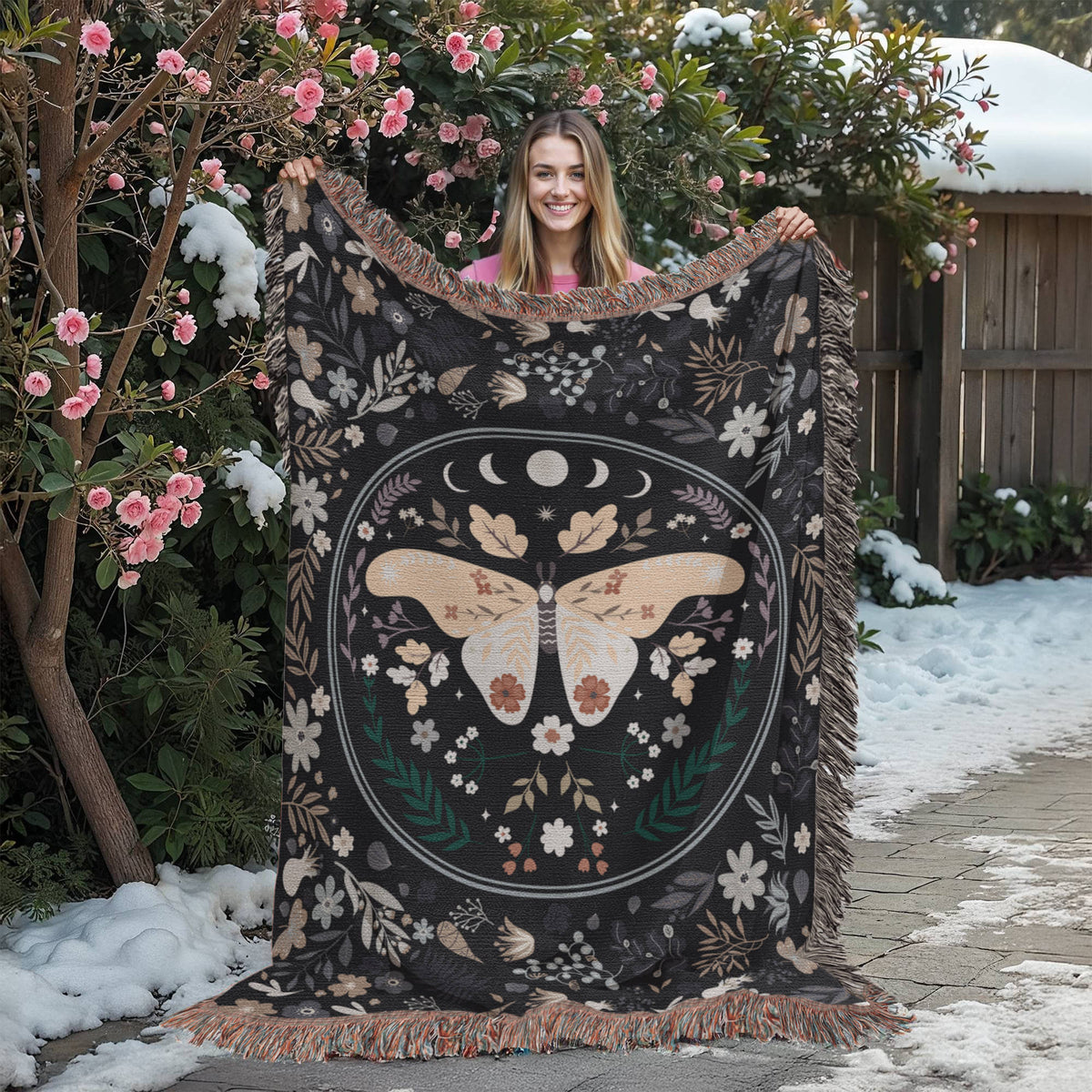 Bohemian Butterfly — Heirloom Woven Blanket